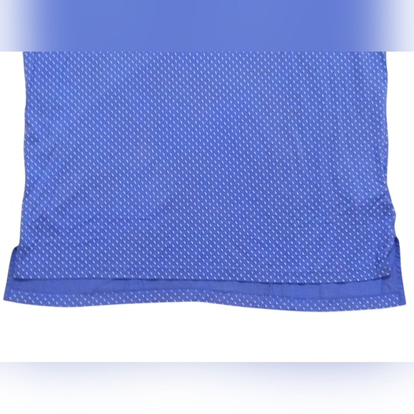 Polo Golf Ralph Lauren -NWOT Blue Polo Golf Shirt W/White Designs, Relaxed Style - Picture 11 of 12